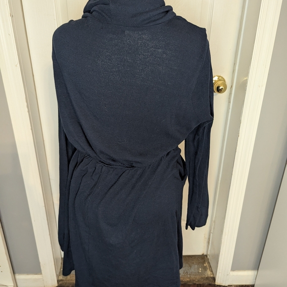 Delirious Deep Blue Long Sleeve Dress - Picture 2 of 4